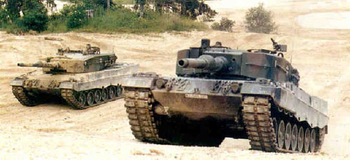 West German Leopard 2 tanks