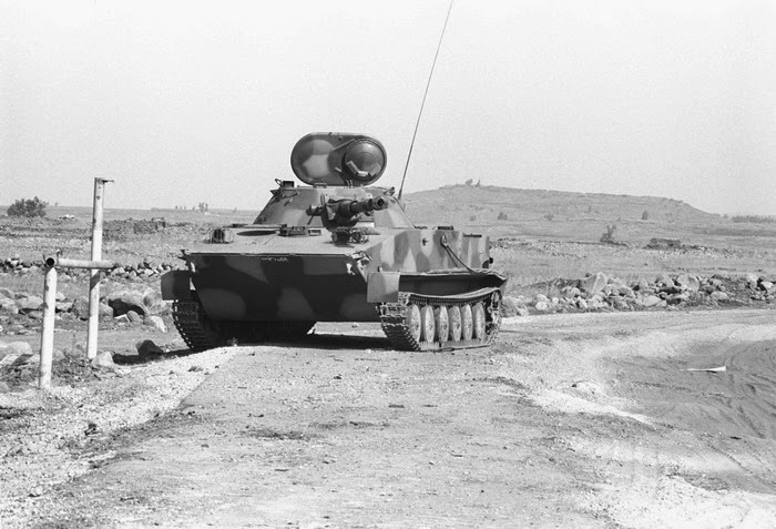 Syrian PT76 light tank